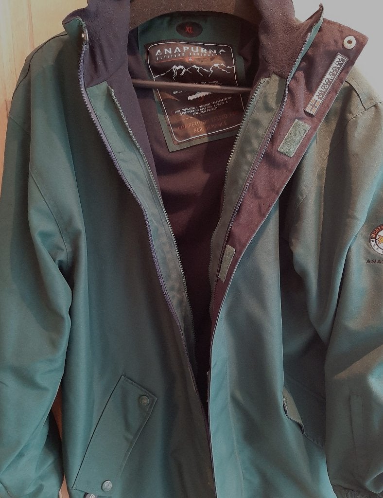 Anapurna Outdoor Winterjas/Parka  maat XL als nieuw, Ophalen of Verzenden, Zo goed als nieuw, Maat 56/58 (XL), Groen