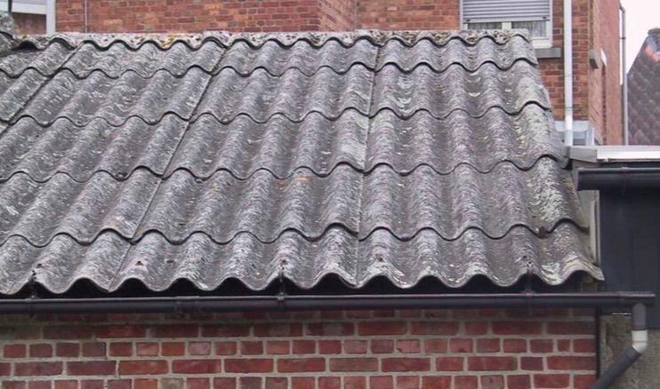 dak vol asbest, Doe-het-zelf en Bouw, Dakpannen en Dakbedekking, Ophalen