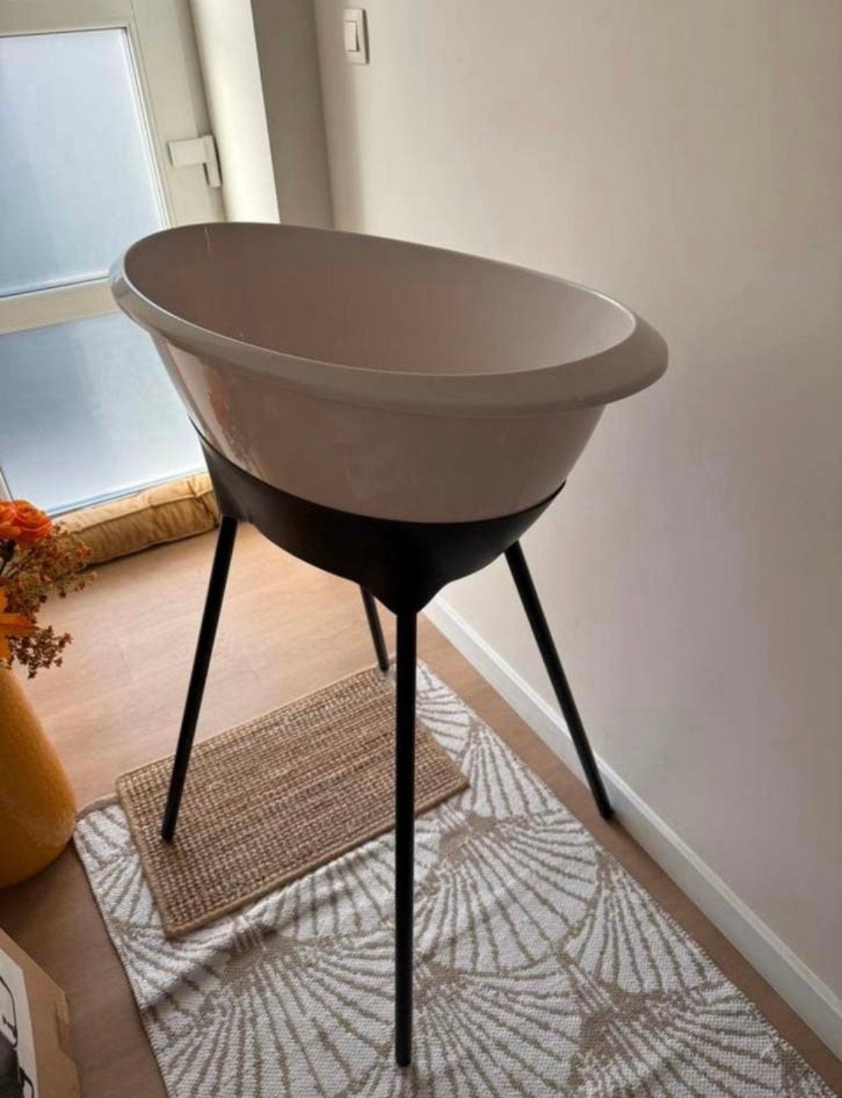 Design babybad met staander, Kinderen en Baby's, Badjes en Verzorging, Ophalen, Zo goed als nieuw
