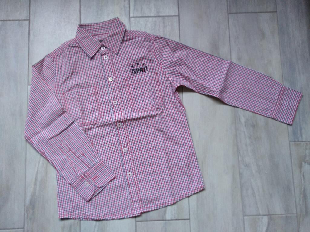 ★ M128/134 - Hemd Esprit, Kinderen en Baby's, Kinderkleding | Maat 128, Zo goed als nieuw, Jongen, Overhemd of Blouse, Ophalen of Verzenden