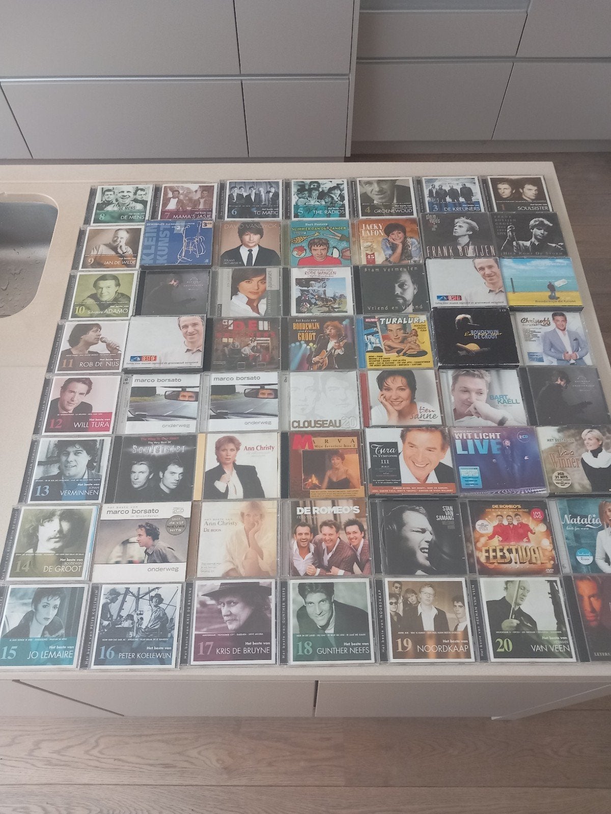 56 cd's Belgische en Nederlandse artiesten, Cd's en Dvd's, Cd's | Overige Cd's, Ophalen of Verzenden