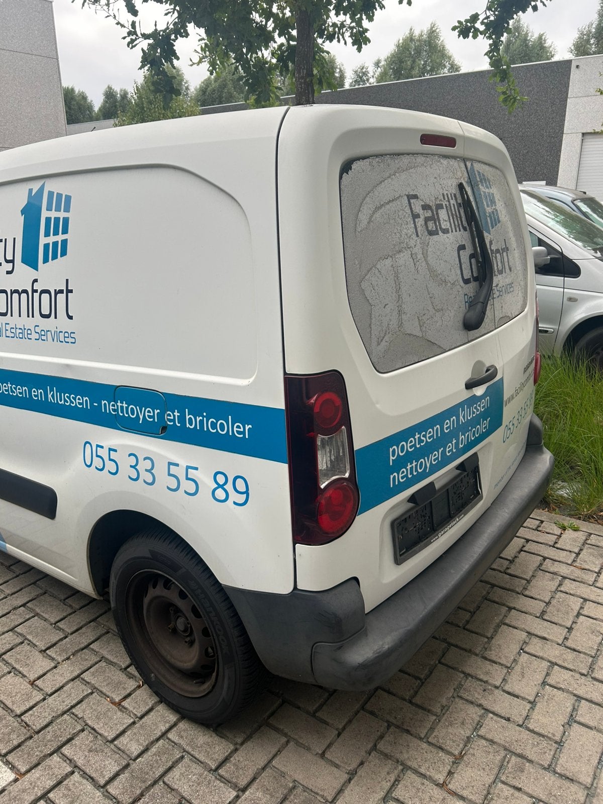 Peugeot partner 1.6hdi/ 3-zit/airco/ lichte vracht, Auto's, Elektrische ramen, Wit, Bedrijf, Te koop