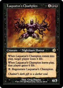 Laquatus's Champion - TOR - MTG - BETER DAN GD, Hobby & Loisirs créatifs, Jeux de cartes à collectionner | Magic the Gathering