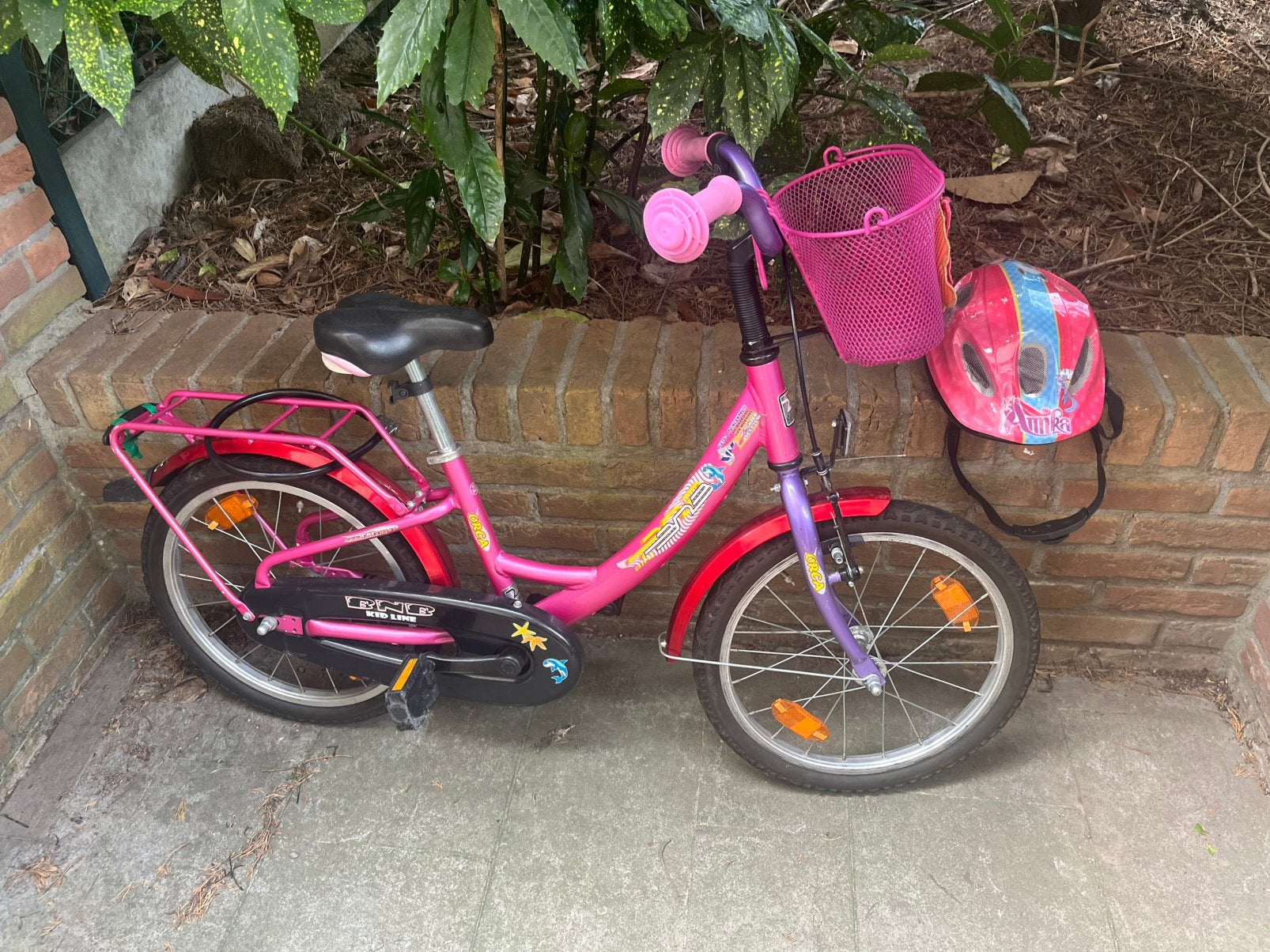 Kinderfiets BNB 18’ (4-7j), Ophalen, Terugtraprem, Gebruikt, Handrem