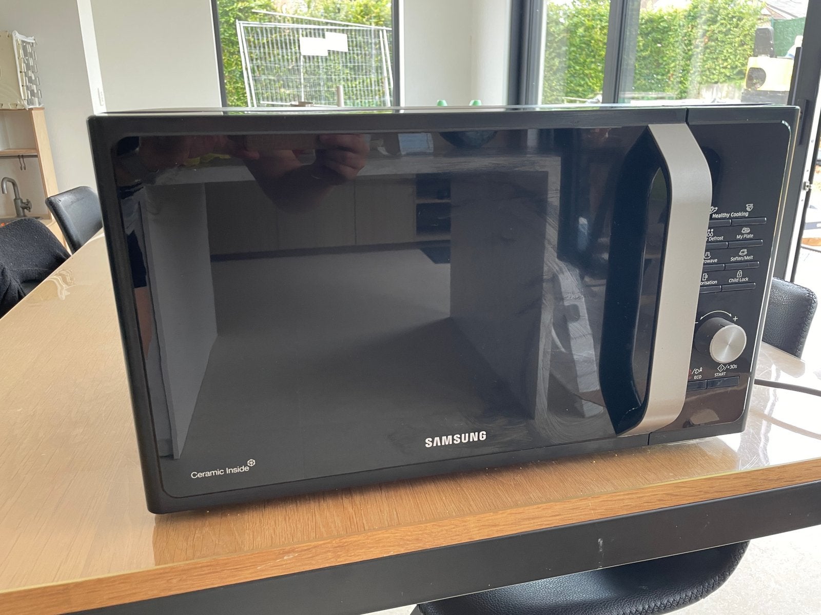 Samsung microgolfoven, Electroménager, Micro-ondes, Comme neuf, Autoportant, Plaque tournante, Enlèvement