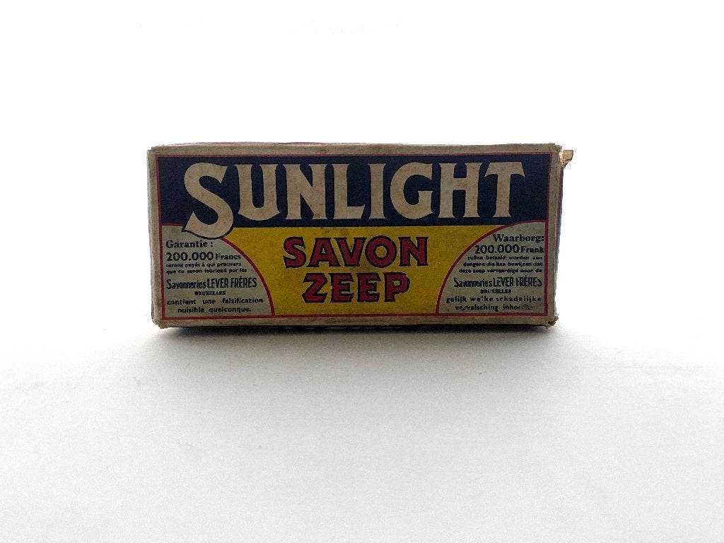 Oude verpakking (met inhoud) Sunlight, Verzamelen, Ophalen of Verzenden, Verpakking