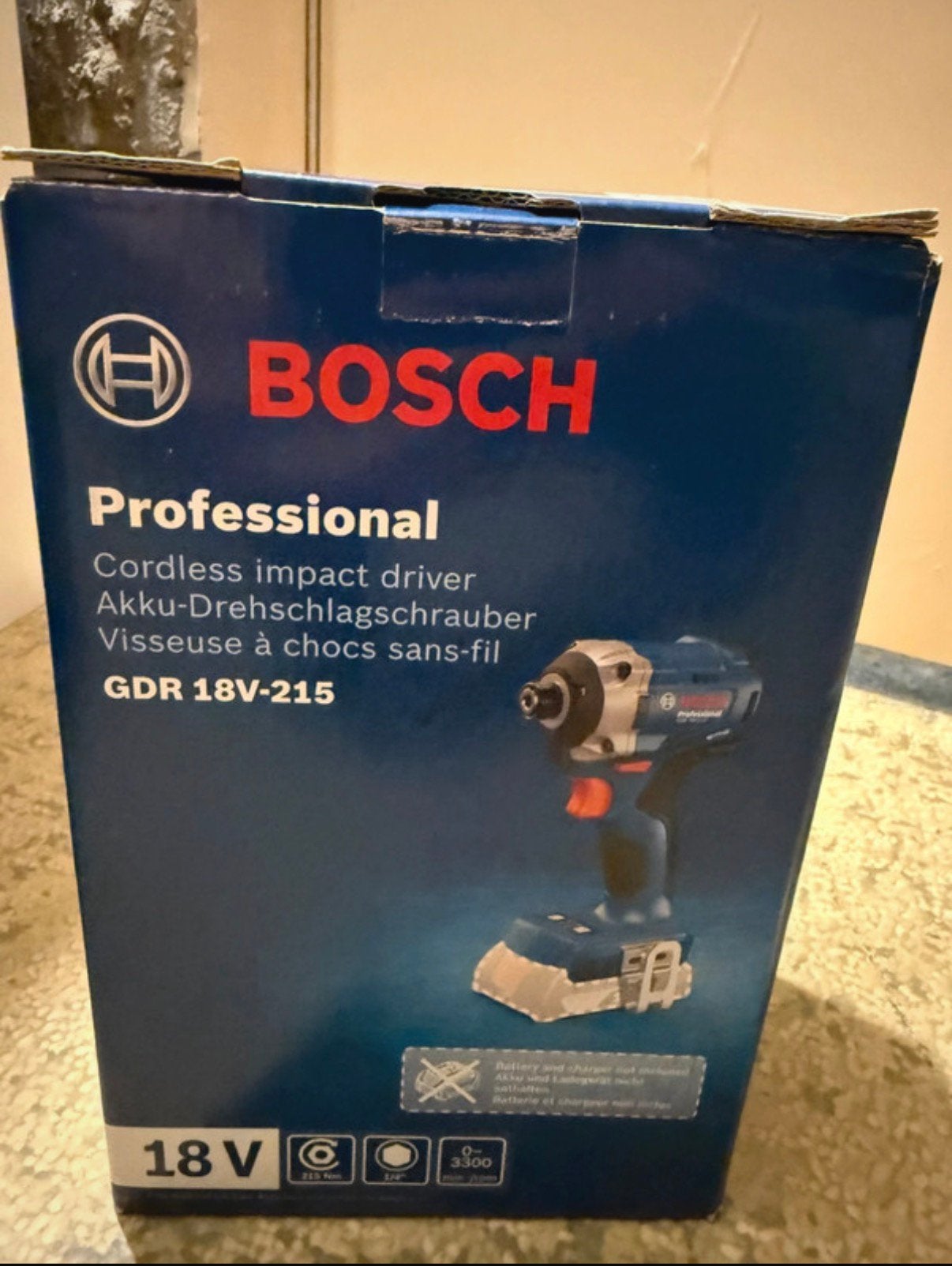 Bosch Visseuse a Percussion GDR18V-215 Neuve, Enlèvement ou Envoi, Neuf