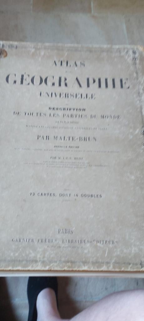 Atlas de la geographie universelle   huot, Ophalen