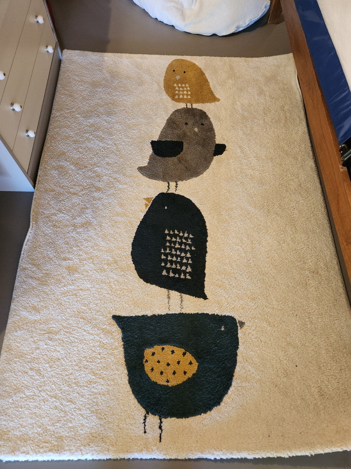 Tapijt kinderkamer, Ophalen, Gebruikt, Rechthoekig