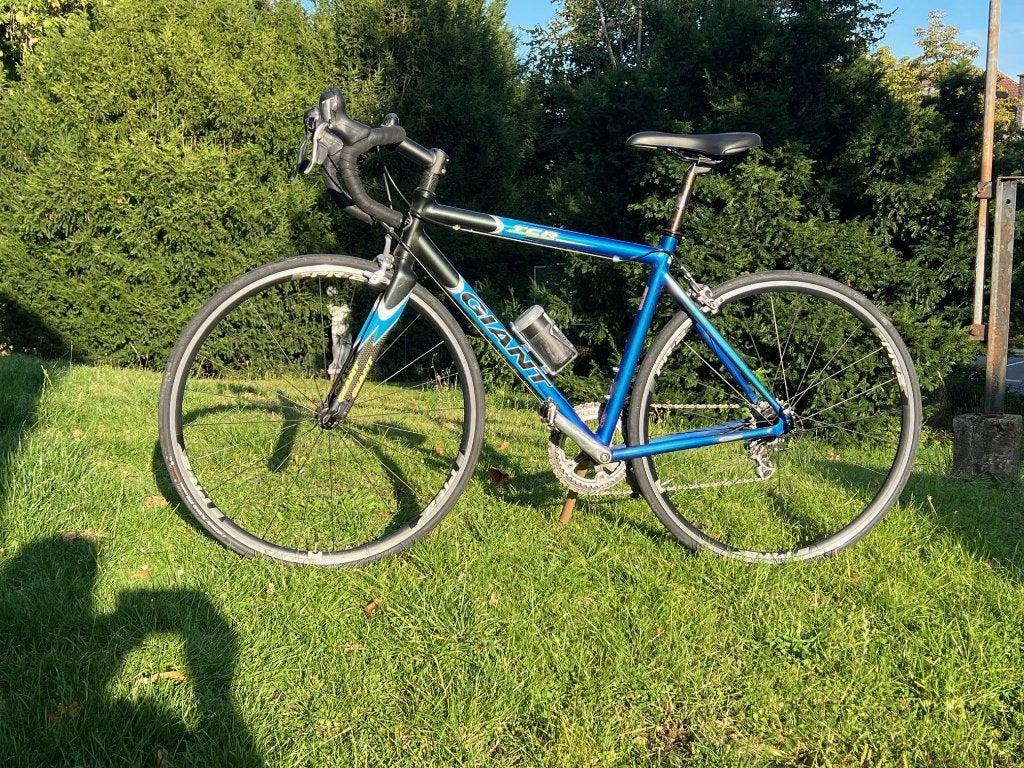 GIANT TCR — Vélo de course / Koersfiets — Size M (54), Fietsen en Brommers, Ophalen, 28 inch, Gebruikt, Velgrem