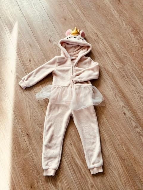 Onesie eenhoorn (5-6Y), Kinderen en Baby's, Kinderkleding | Maat 110, Ophalen, Meisje, Zo goed als nieuw, Setje