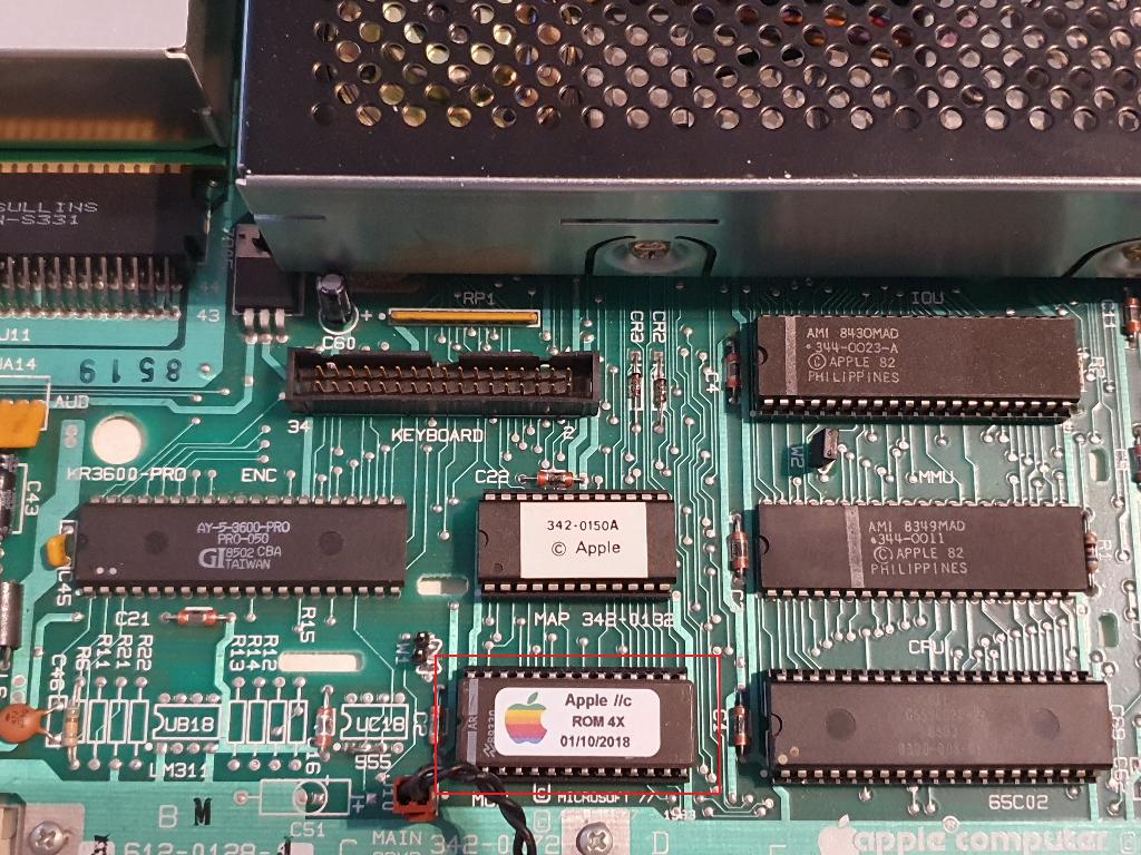 Apple //c Rom 4X, Ophalen of Verzenden, Apple