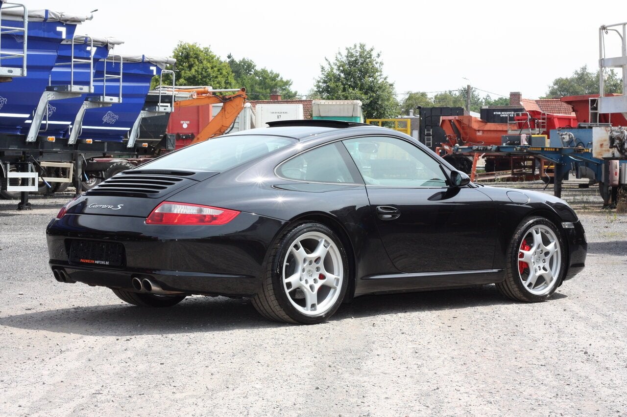 Porsche 997 3.8 CARRERA S / TIPTRONIC / OPEN DAK, Auto's, 4 zetels, Zwart, 283 g/km, Euro 4