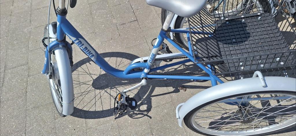 Elektrische driewieler tribike, Ophalen