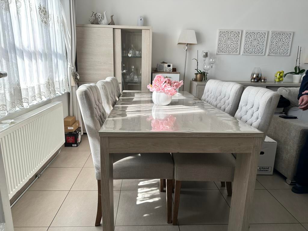Salle à manger complet, Huis en Inrichting, Complete eetkamers, Zo goed als nieuw, Ophalen