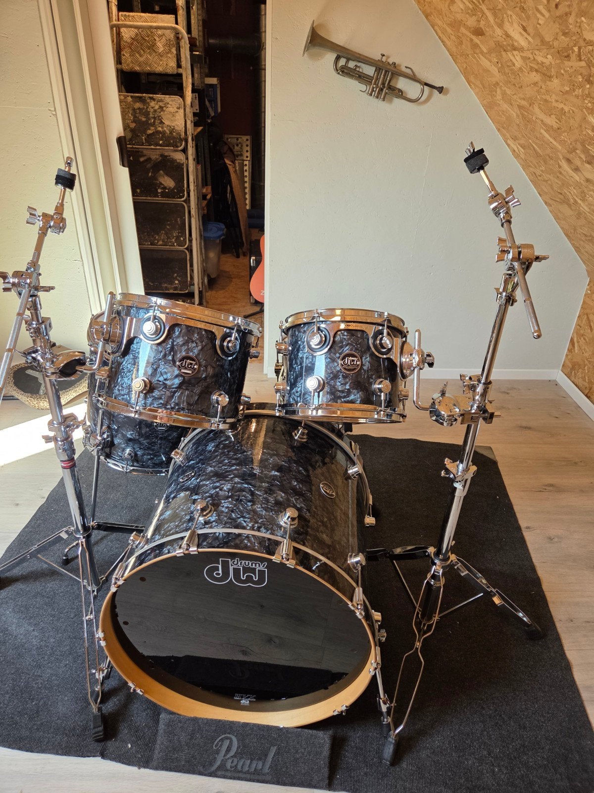 DW drumstel, Musique & Instruments, Batteries & Percussions, Enlèvement, Comme neuf