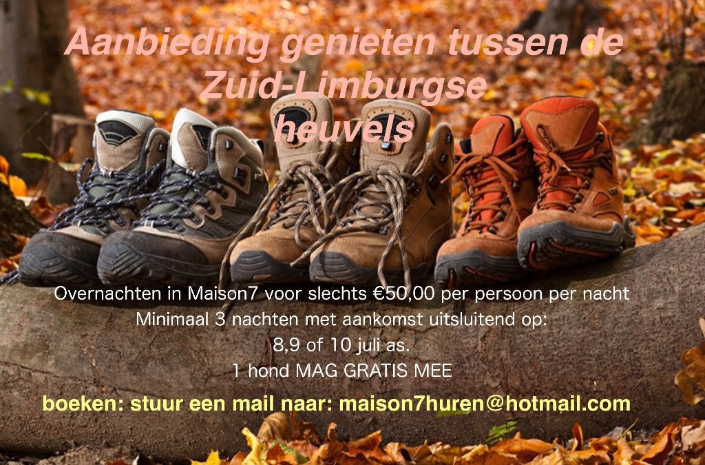 Hond gratis mee in bungalow Zuid-Limburg, Ophalen