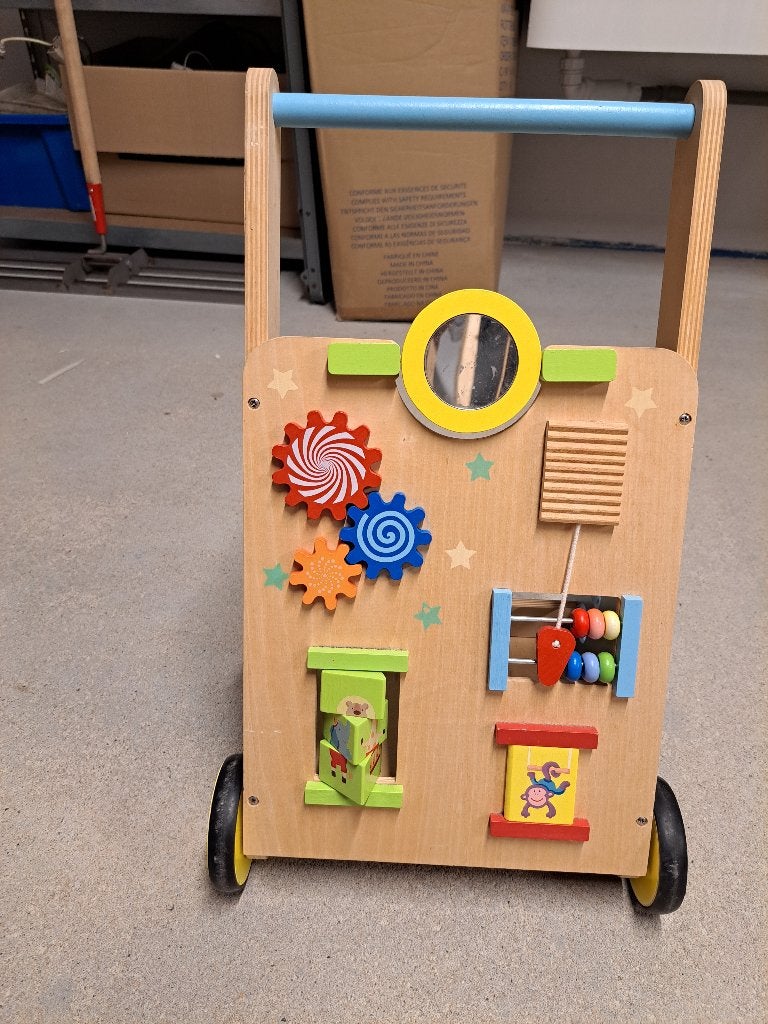 Loopwagentje, Kinderen en Baby's, Ophalen, Zo goed als nieuw, Duw- of Trekspeelgoed