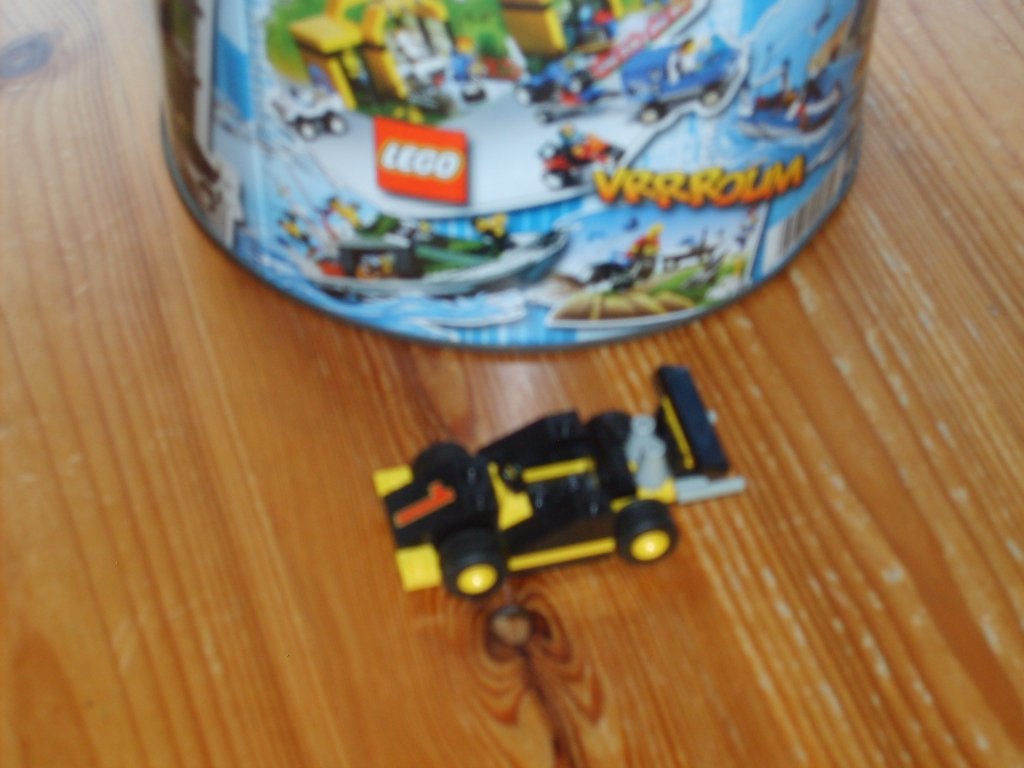 lego doos met F1 racer 2886, Gebruikt, Lego, Ophalen of Verzenden, Compleet