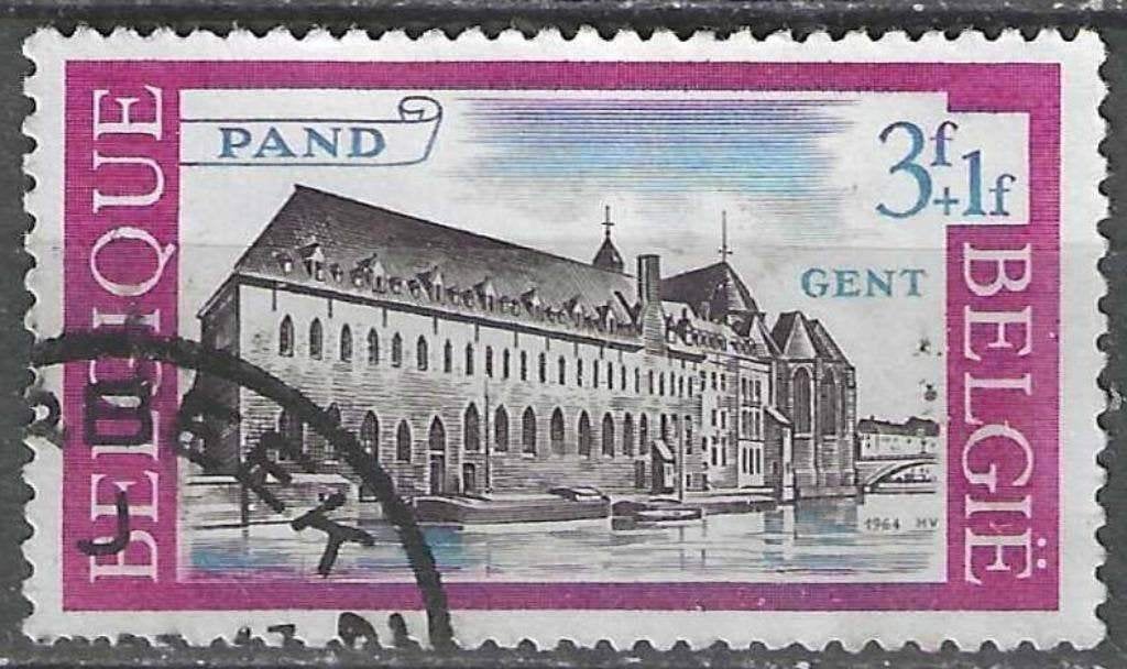 Belgie 1964 - Yvert/OBP 1305 - Abdij "Het Pand" te Gent (ST), Postzegels en Munten, Postzegels | Europa | België, Verzenden, Gestempeld