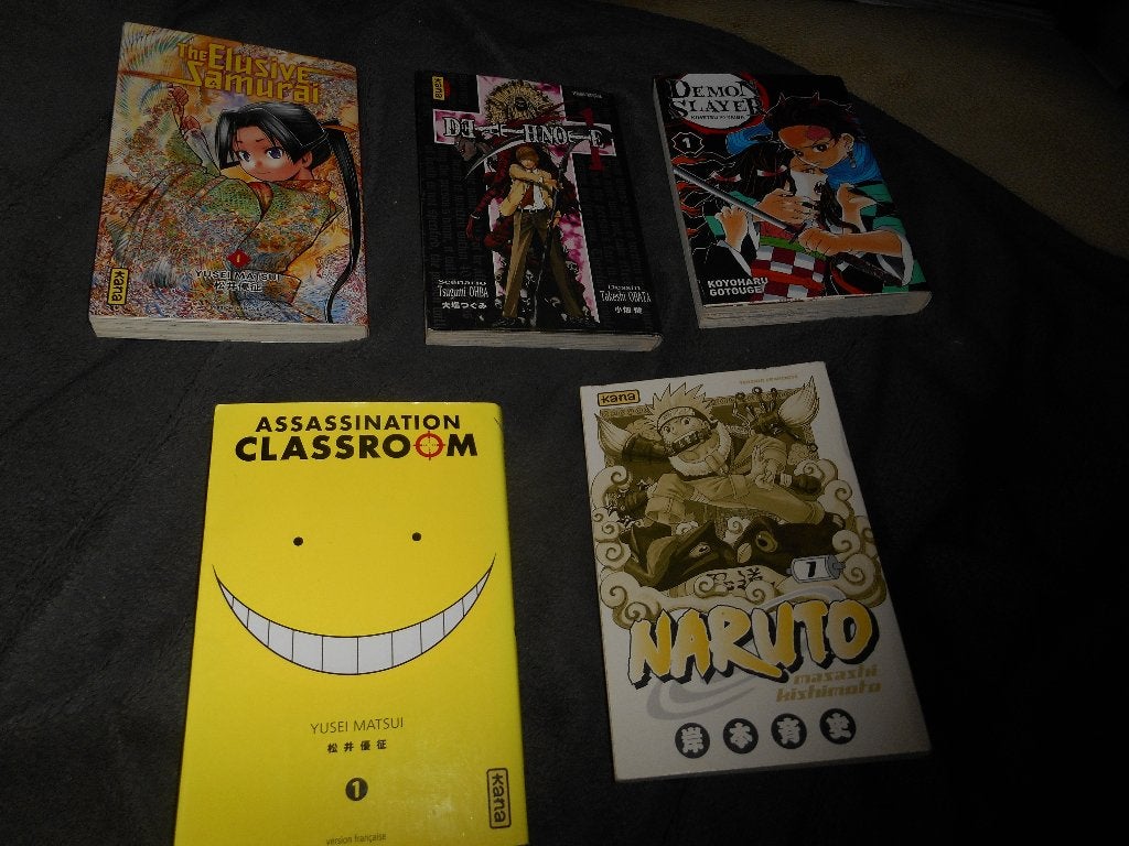 Lot de 5 Mangas, Enlèvement ou Envoi