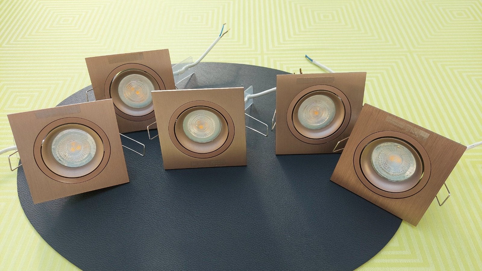 led inbouwspots, Maison & Meubles, Enlèvement ou Envoi, GU10, Comme neuf, Spot encastrable