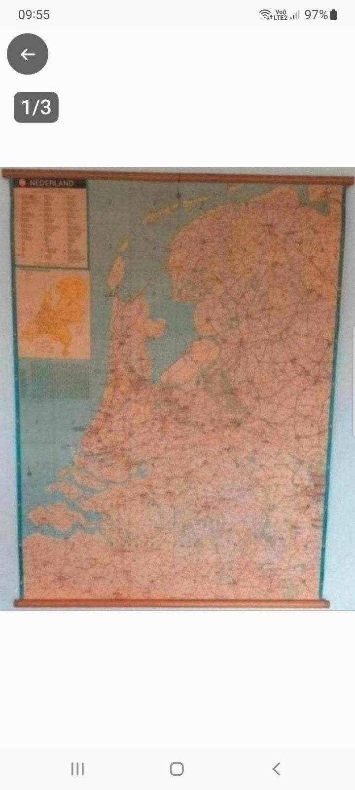 schoolkaart Nederland, Enlèvement ou Envoi