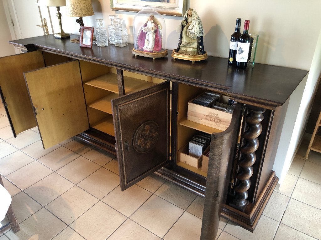 Dressoir, Huis en Inrichting, Ophalen, 200 cm of meer, Overige houtsoorten, 50 tot 75 cm