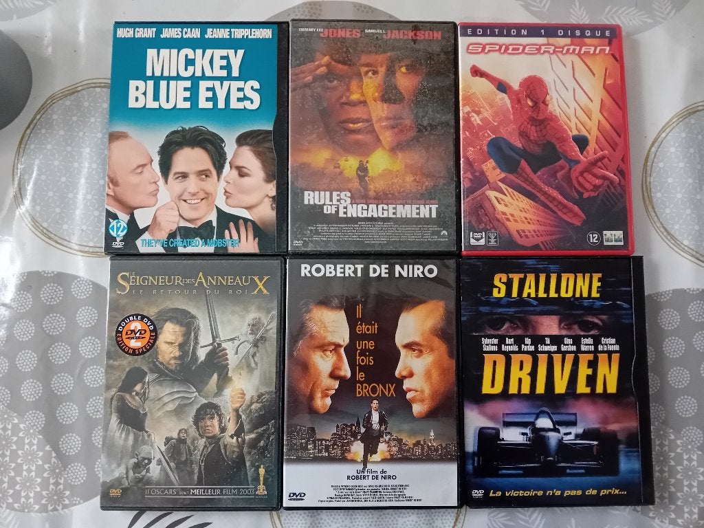 Lot de DVD de films - spiderman, driven, gladiator, ...., Enlèvement ou Envoi, Comme neuf
