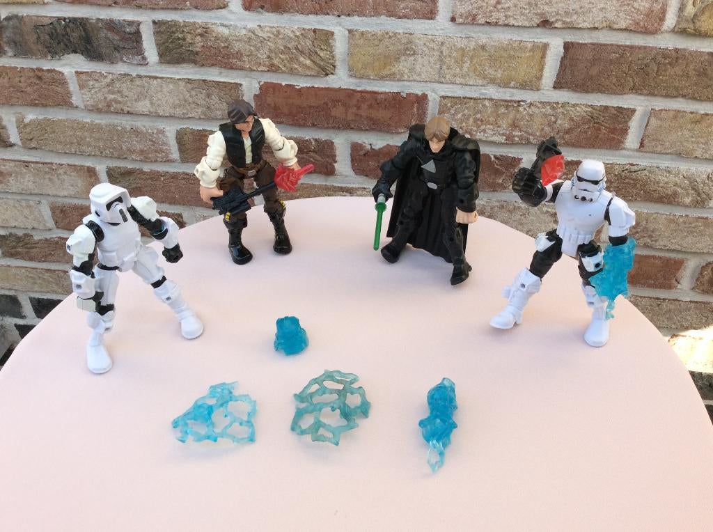 STAR WARS HERO MASHERS ACTION FIGURES IN ZEER GOEDE STAAT, Ophalen of Verzenden, Zo goed als nieuw, Actiefiguurtje