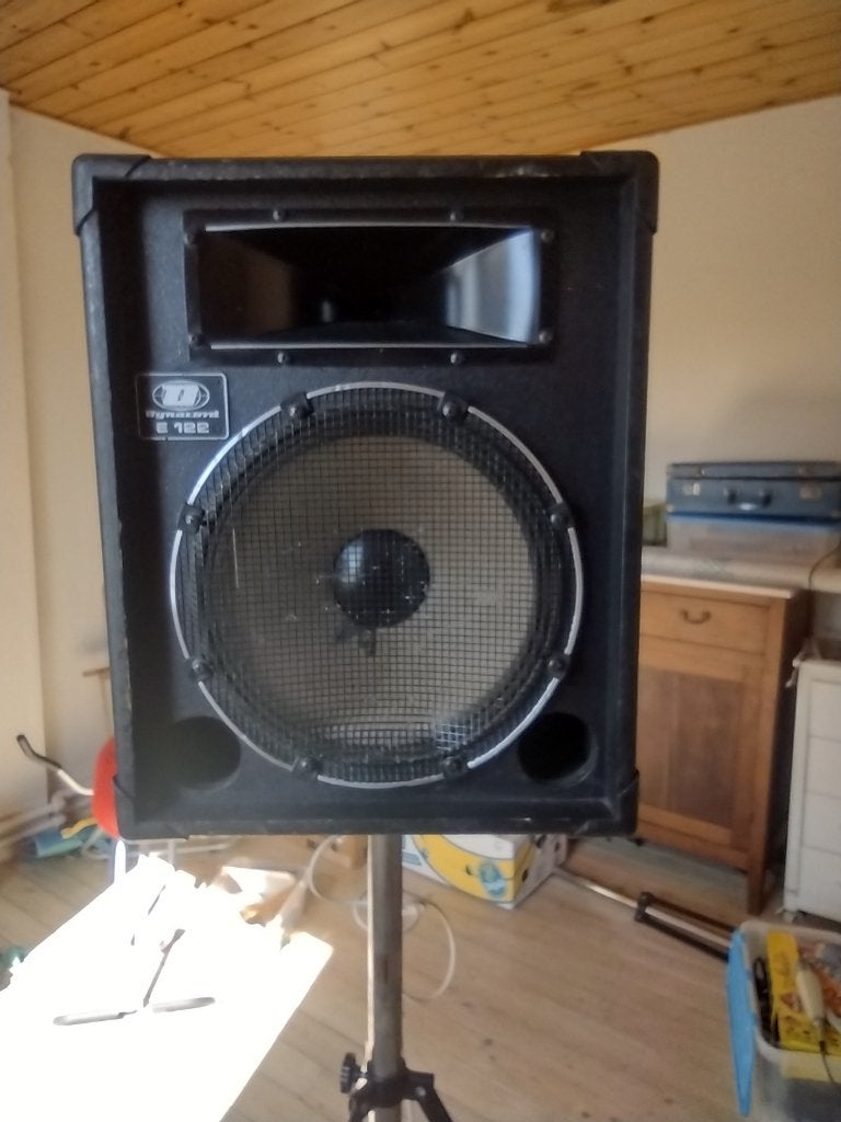 dynacord luidsprekerboxen (2 stuks), TV, Hi-fi & Vidéo, Supports inclus, Enlèvement, Utilisé, 120 à 150 watts