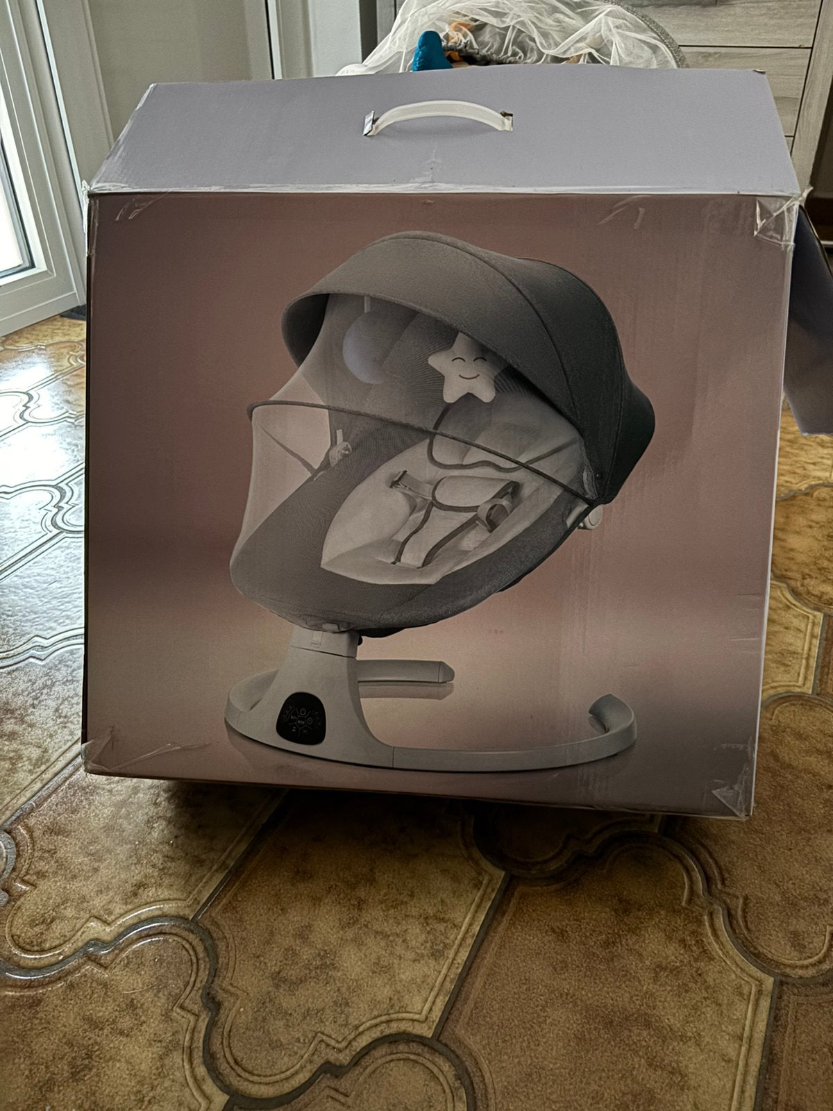 Heppiebaby swing, Enlèvement, Comme neuf, Chaise rebondissante, Réglable