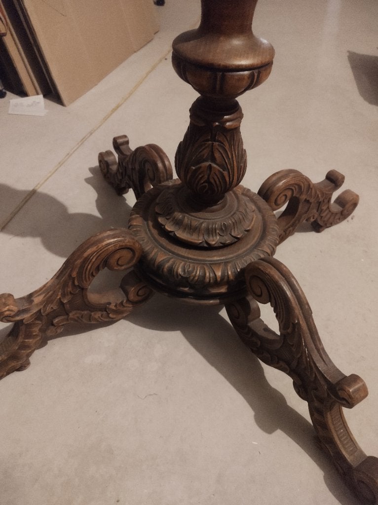 Brocante tafelpoot, Huis en Inrichting, Tafelonderdelen, Ophalen, Tafelpoot