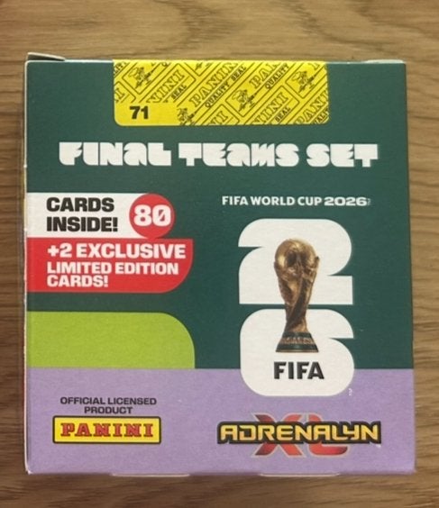 CoupeMonde FIFA 2026 Adrenaline XL - Set final pour Panini, Enlèvement ou Envoi, Neuf, Plusieurs images