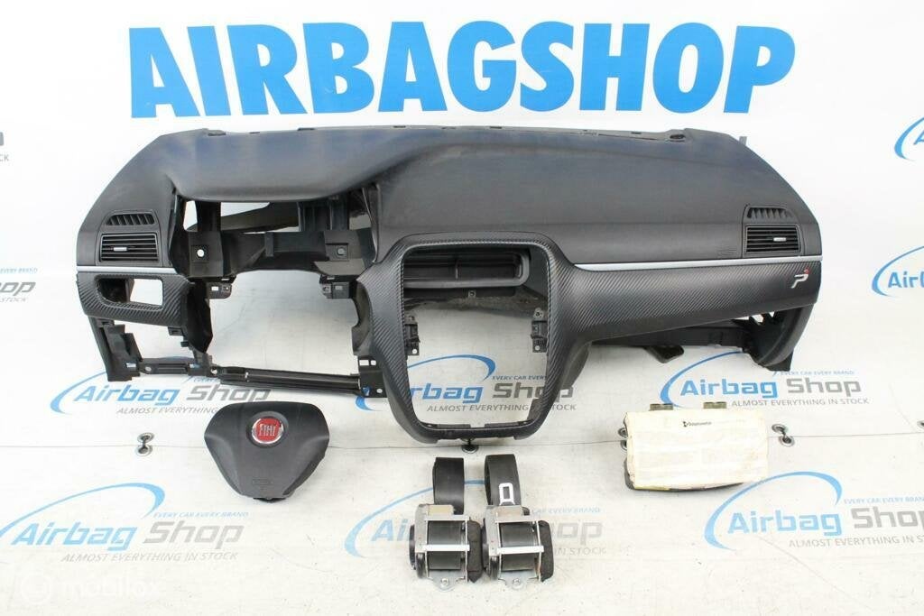 Airbag kit Tableau de bord noir Fiat Grande Punto 2005-2018