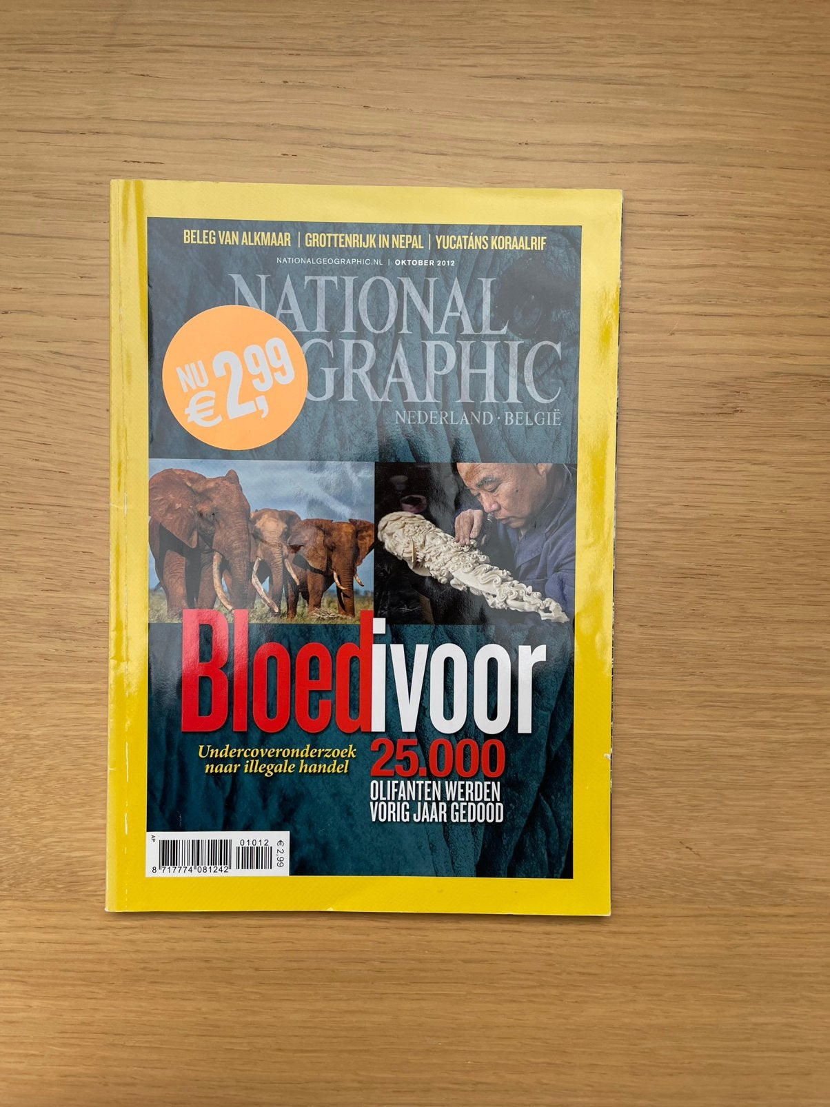 National Geographic - okt 2012, Boeken, Tijdschriften en Kranten, Ophalen of Verzenden, Zo goed als nieuw, Wetenschap en Natuur