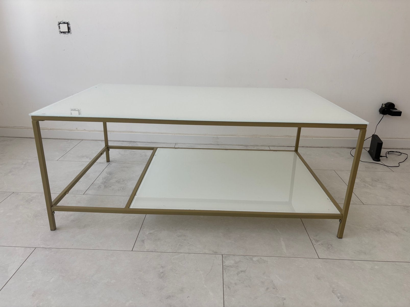 Salon tafel, Maison & Meubles, Tables | Tables de salon, 100 à 150 cm, Enlèvement ou Envoi, Verre, 100 à 150 cm