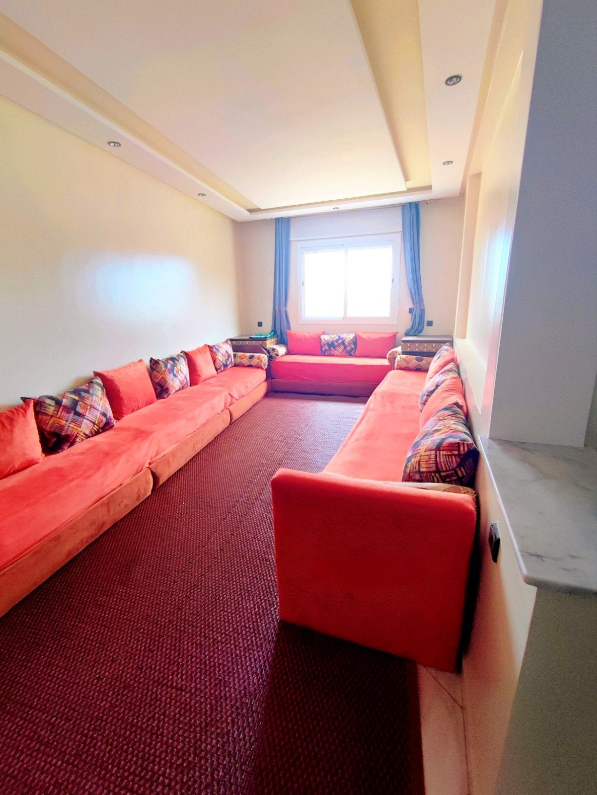 Appartement meublé à louer avec 3 chambres et façades, Immo, 100 m², Hors Europe, Appartement, Tanger Maroc