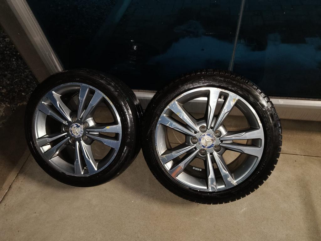 2(!!!) Jantes Mercedes, Auto-onderdelen, Banden en Velgen, Ophalen, Gebruikt, Velg(en), 17 inch