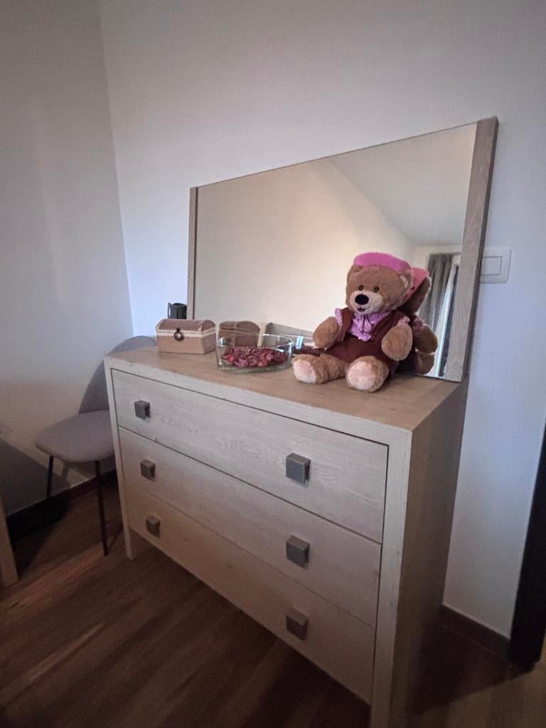 Commode met spiegel, Huis en Inrichting, Ophalen, Gebruikt