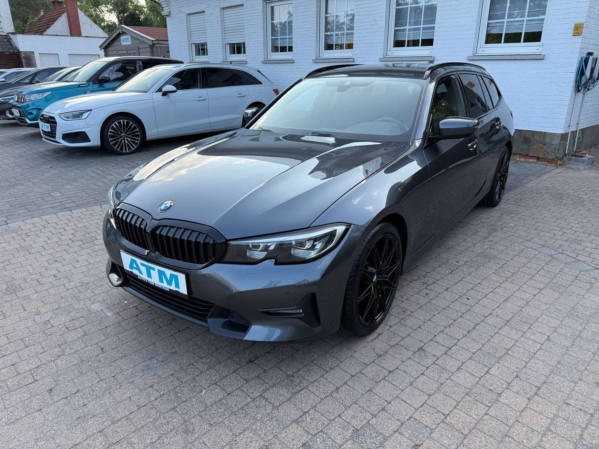 BMW 3 Serie 318 Touring 318 dA MHEV M Sport/Leder/pdc V&A/Bl, Auto's, BMW, Achterwielaandrijving, 4 cilinders, 136 pk, Lichtsensor