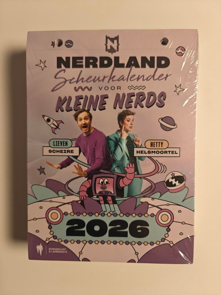 Nerdland - Scheurkalender voor kleine nerds 2026, Boeken, Ophalen of Verzenden