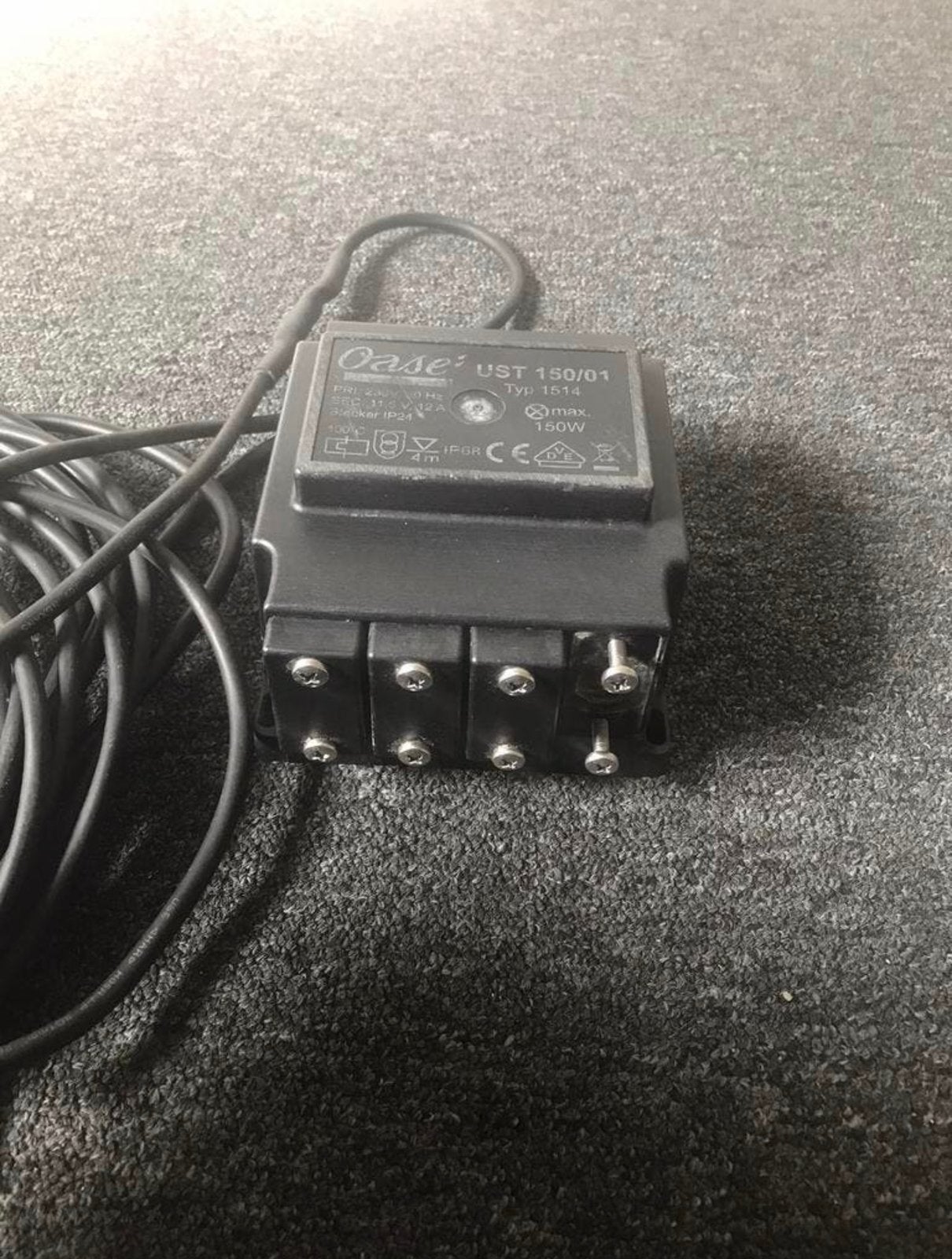 DOMPELTRANSFORMATOR Oase UST 150 /01. Perfecte staat, Tuin en Terras, Vijver-toebehoren, Ophalen of Verzenden, Zo goed als nieuw