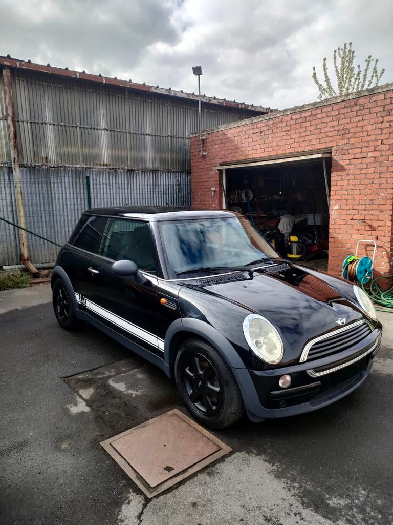 Mini one 2002 Blanco gekeurd voor verkoop, Auto's, Mini, Voorwielaandrijving, Elektrische ramen, 4 cilinders, 1600 cc