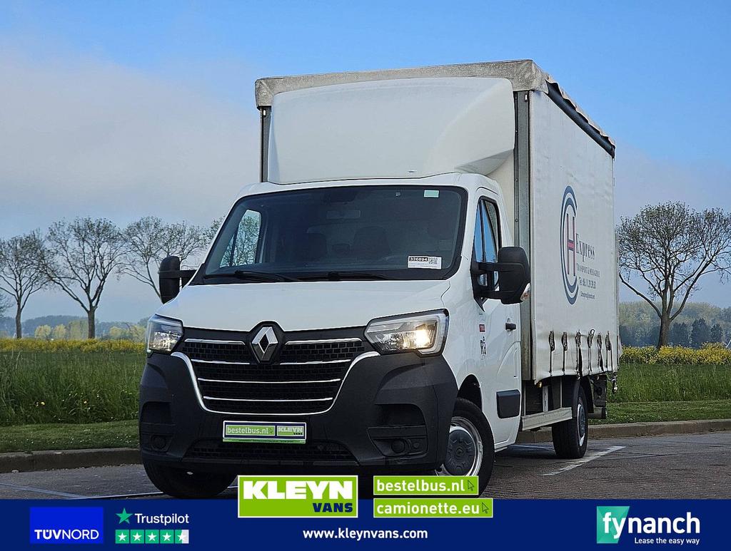 Renault MASTER 2.3 Schuifzeil Laadklep!, Auto's, Bestelwagens en Lichte vracht, Renault, Wit, Bedrijf, Te koop