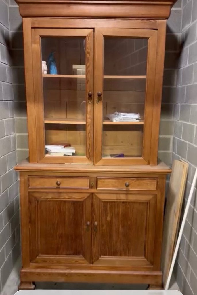Vitrine kast, Huis en Inrichting, Ophalen, Overige materialen, Gebruikt, Vitrine