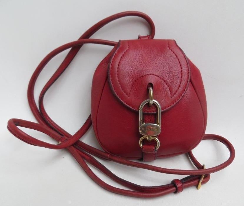 Delvaux mini Cerceau rood handtasje, Ophalen of Verzenden, Gebruikt, Rood, Handtas