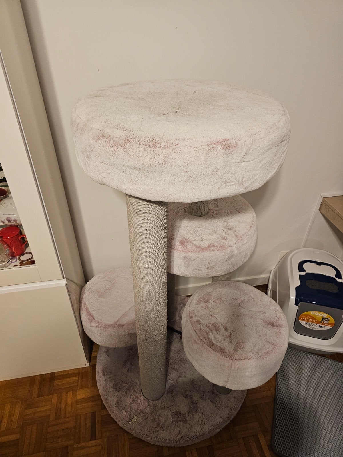 Grote kattenkrabpaal meubel, Ophalen, Zo goed als nieuw, Krabpaal