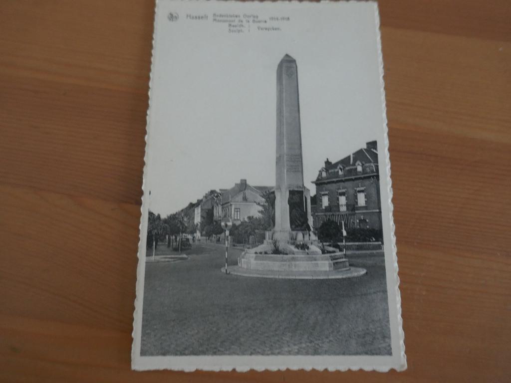 hasselt gedenkteken oorlog 1914-1918, Verzamelen, Verzenden, Ongelopen, Limburg