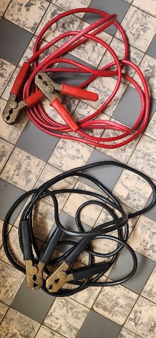 Startkabels van 35 mm2 voor 12- en 24V-batterijen, Ophalen of Verzenden, Gebruikt, Universele onderdelen